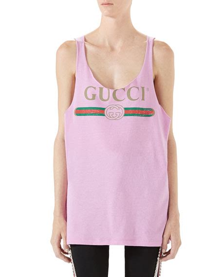 gucci tank top women|gucci cropped top.